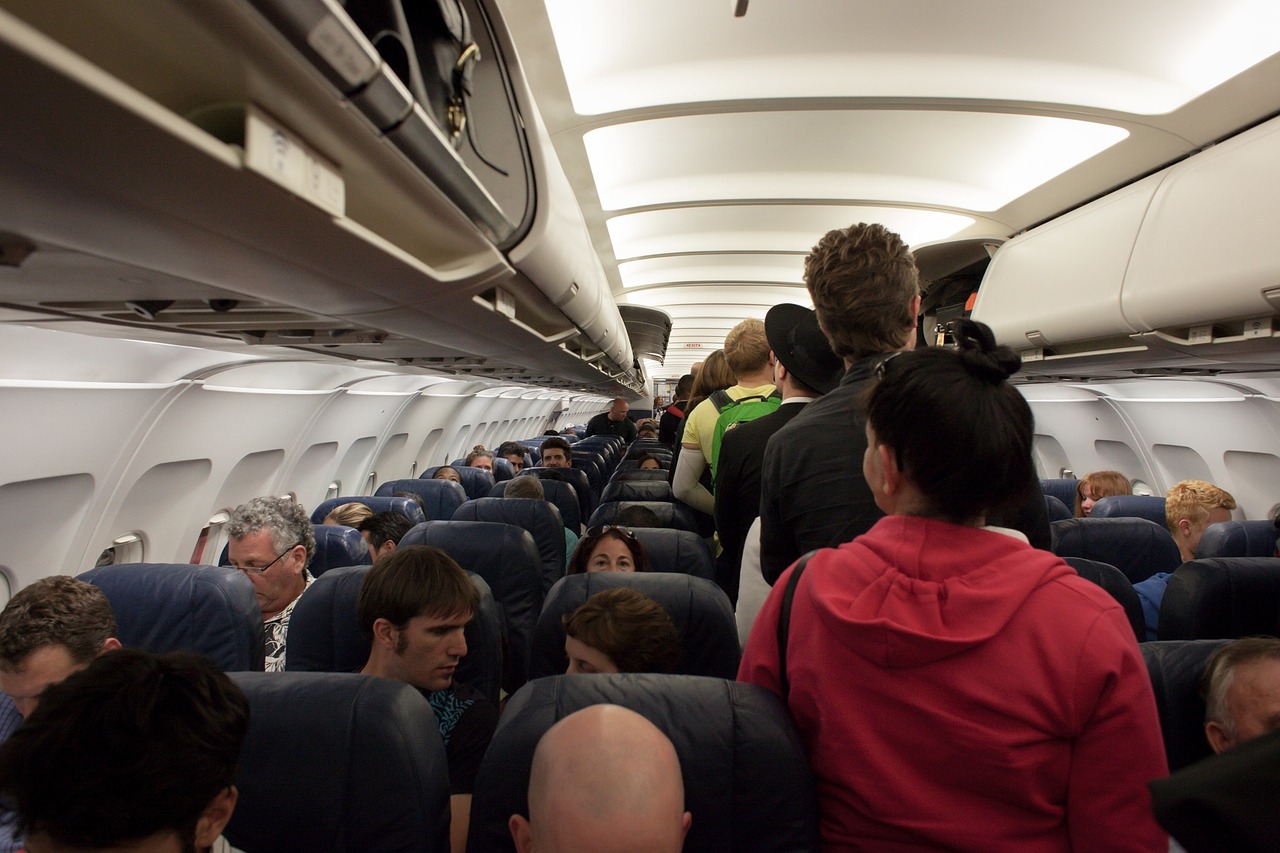People on plane