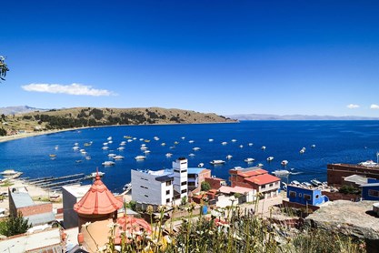 Lake Titicaca in Peru